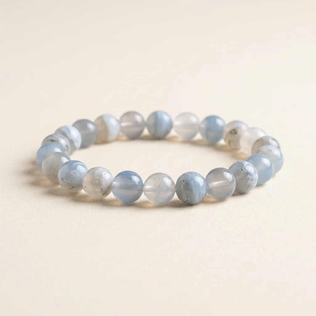 Cloud Water Agate Bracelet