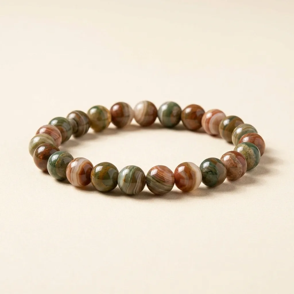 Indian Agate Bracelet