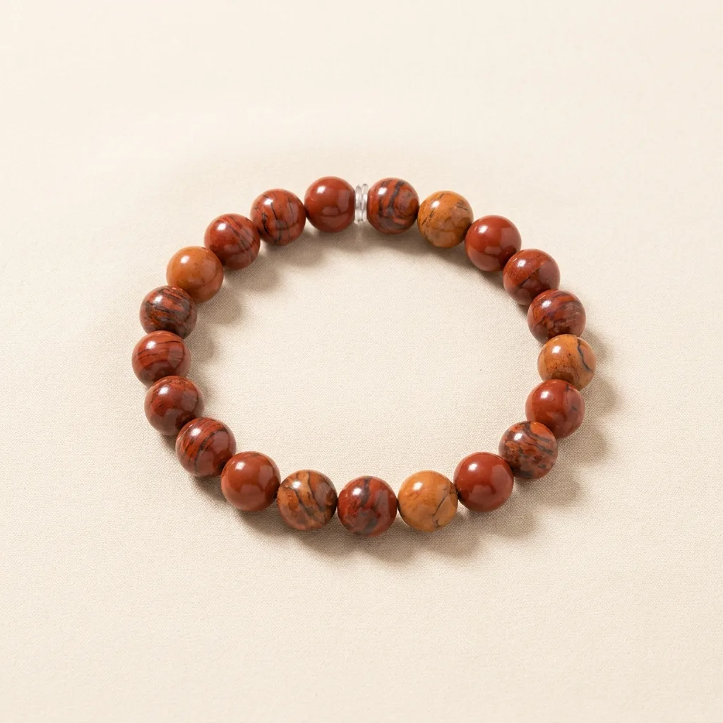 Red Pine Stone Bracelet